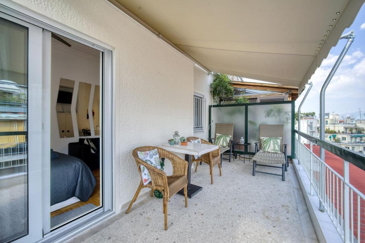 The Cactus Apartment With Large Sunny Balcony Атина Екстериор снимка