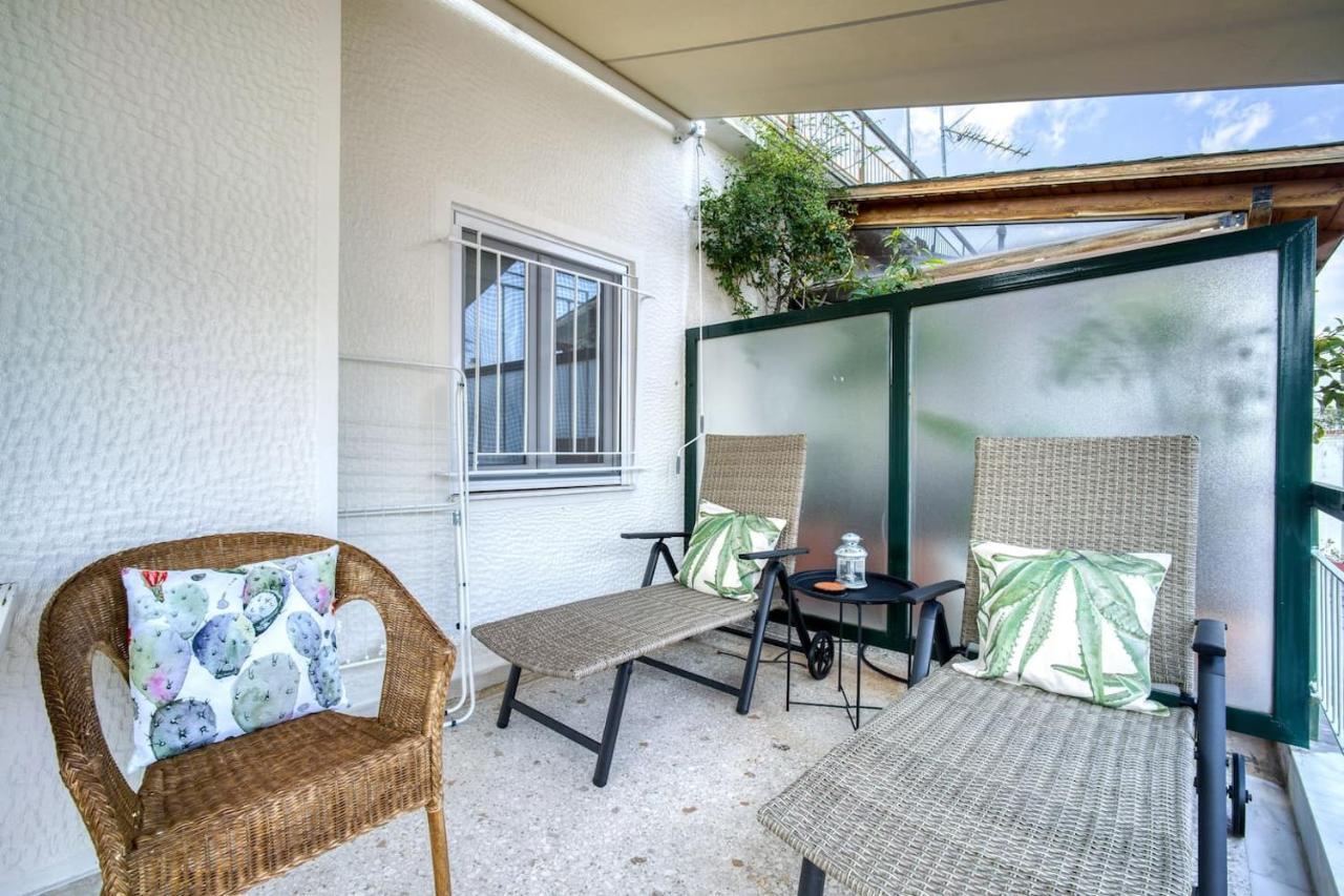 The Cactus Apartment With Large Sunny Balcony Атина Екстериор снимка